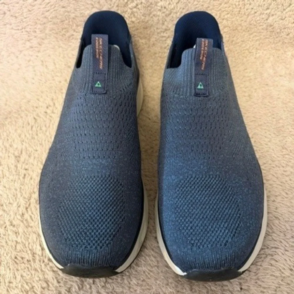 Skechers Hands Free Slip-ins Edge Ride Mens 10 Wide Navy Sneakers 232839WW